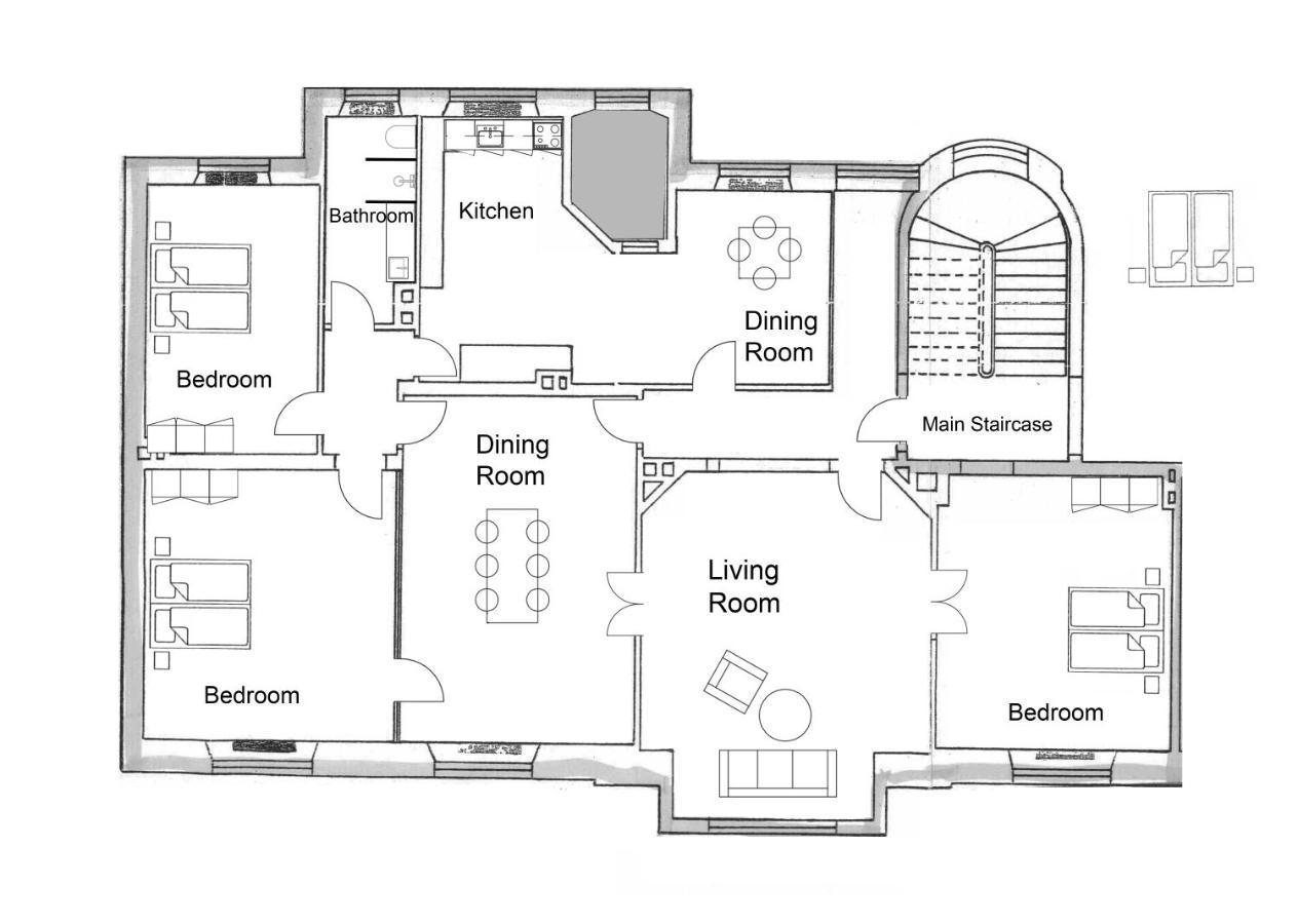 Lovely 3Br Manor Apartment 5 Min From Tivoli Gardens كوبنهاجن المظهر الخارجي الصورة