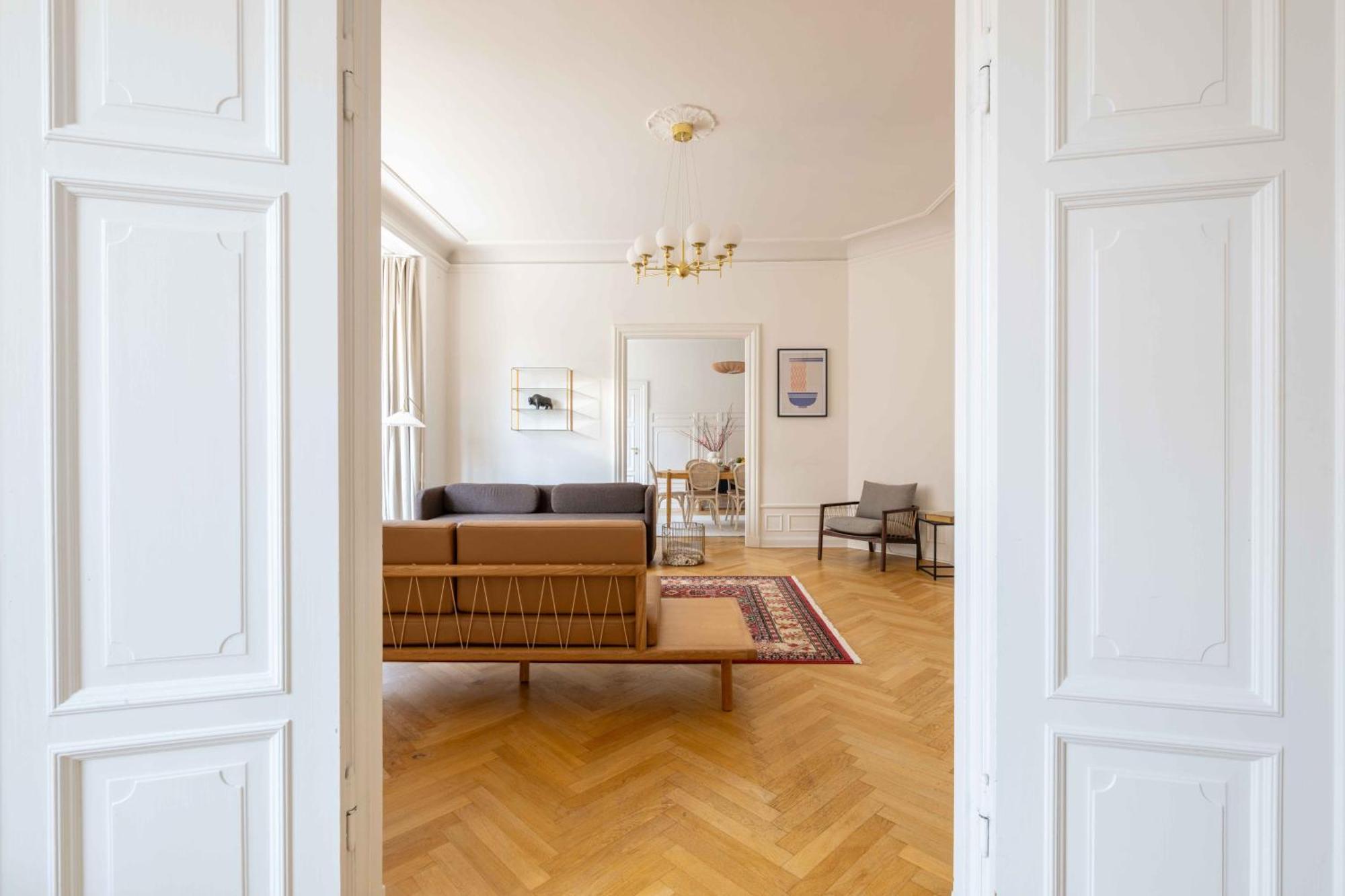 Lovely 3Br Manor Apartment 5 Min From Tivoli Gardens كوبنهاجن المظهر الخارجي الصورة