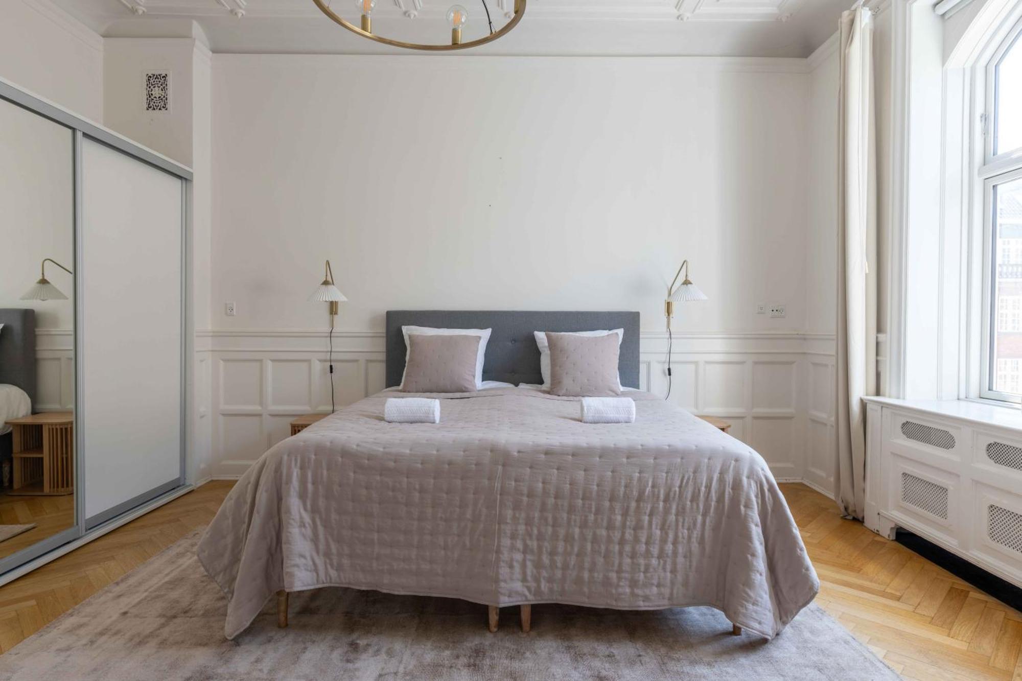 Lovely 3Br Manor Apartment 5 Min From Tivoli Gardens كوبنهاجن المظهر الخارجي الصورة